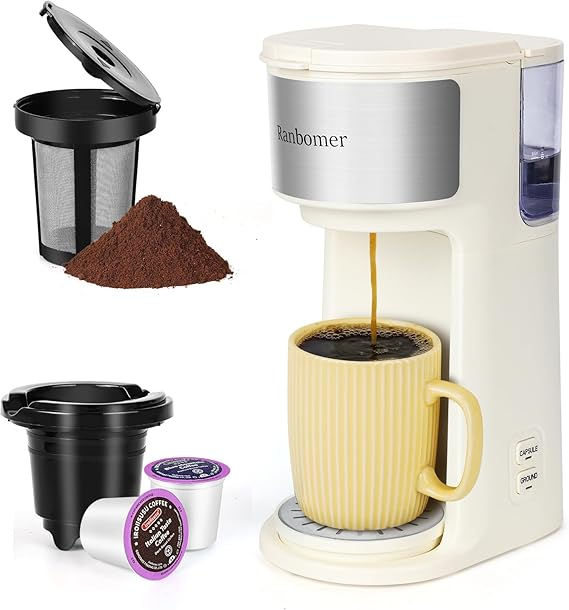 Thumbnail: Cup Coffee Maker 2 in 1, 6 to 14 Oz