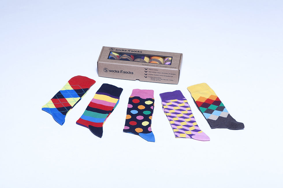 Thumbnail: Men's Classy Mix Set Socks