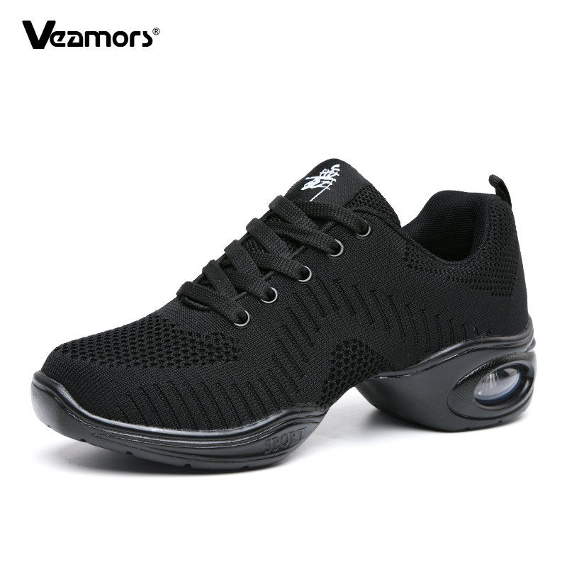 Thumbnail: Women Comfortable Soft Training Breathable Modern Tango Dance Sneakers