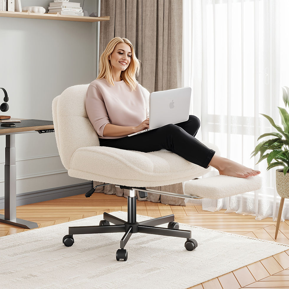 Thumbnail: Criss Cross Chair With Wheels
