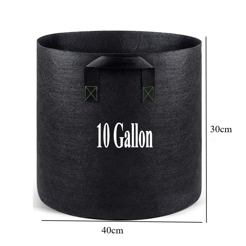 Thumbnail: 2/4Pcs Plant Grow Bags Available Capacities 5/10/15/30Gallons Thickened Non-Wove
