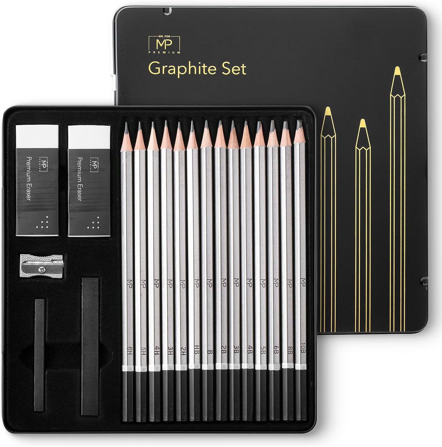 19-Piece Graphite Pencil Set