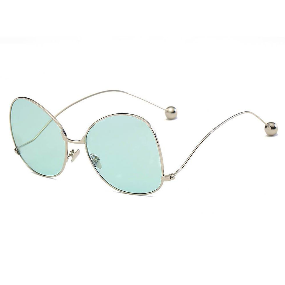 Miniatura: Eugene - Women's Trendy Oversized Pantone Lens Sunglasses