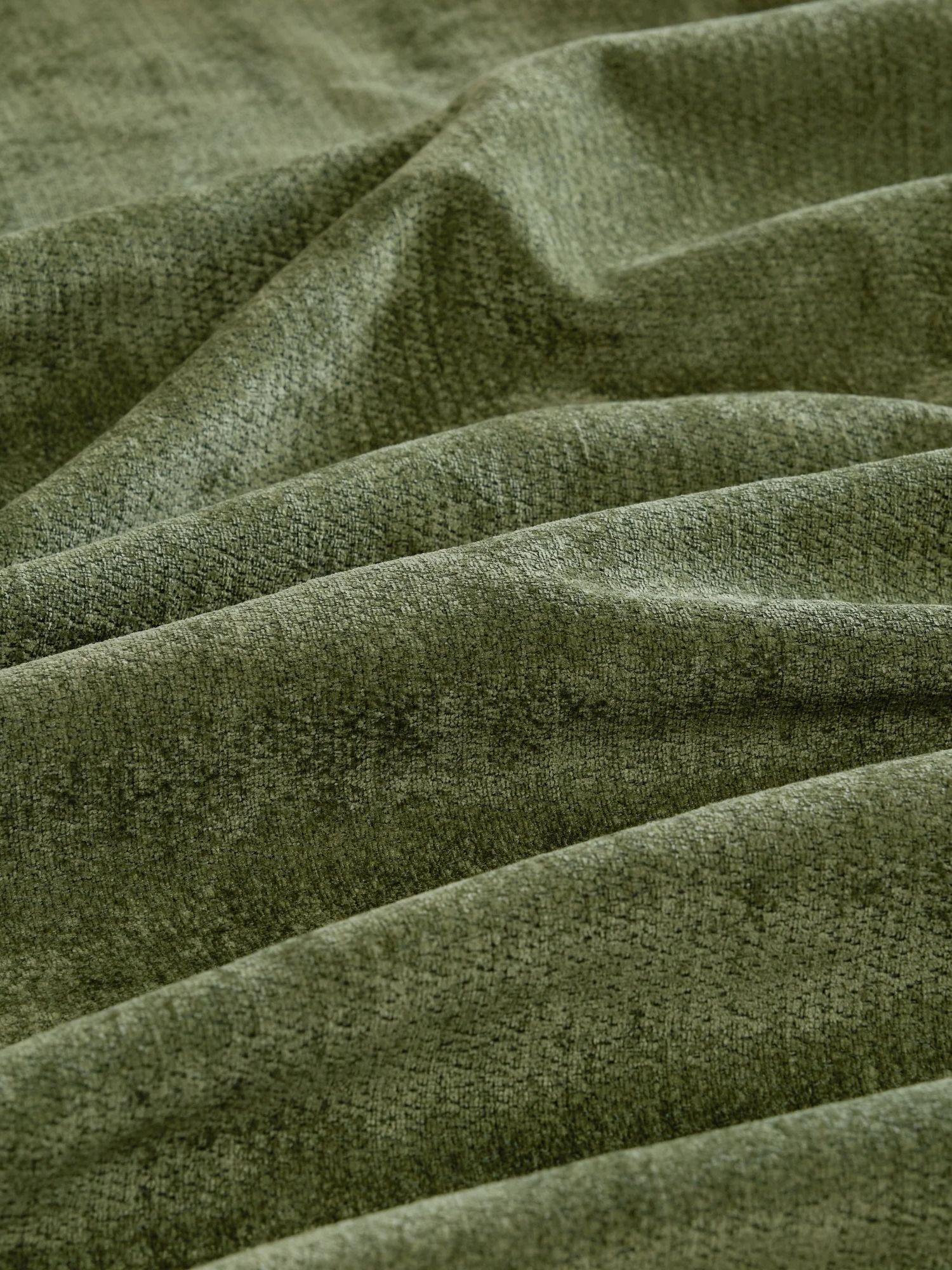 109" Modern Cloud L-Shaped 3-Seater Oversized Deep Seat Chenille Fabric Sofa gre