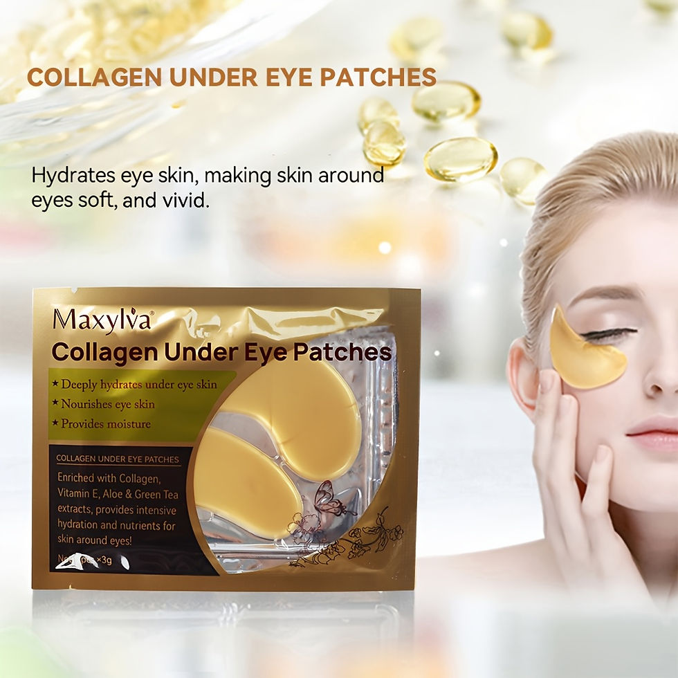 Thumbnail: Collagen Under Eye Patches - Hydrating & Moisturizing, Alcohol-Free Crystal Mask