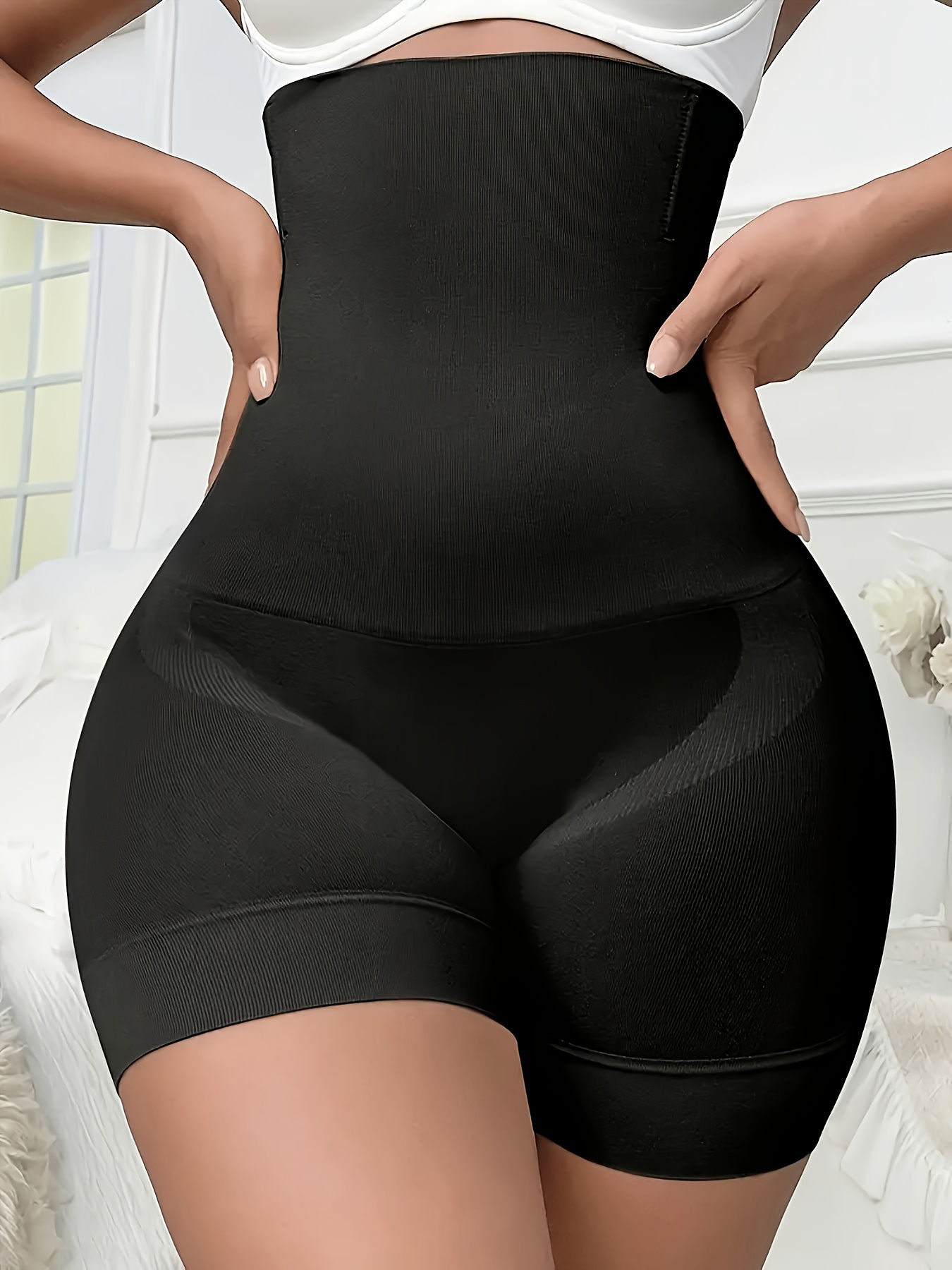 High-Waisted Seamless Tummy Control Shapewear Shorts