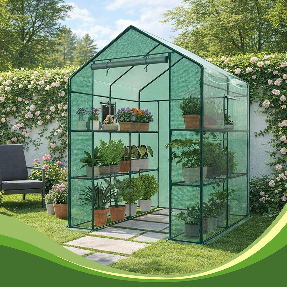 Miniature : 56 Inch Portable Walk-In Greenhouse
