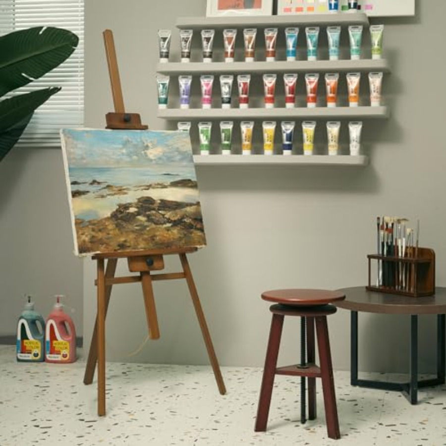 Thumbnail: Solid Beech Wooden Easel