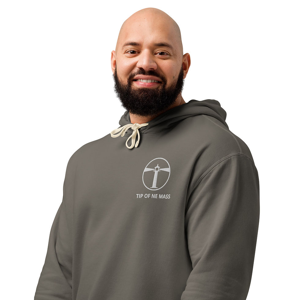 Thumbnail: Unisex garment-dyed lightweight hoodie