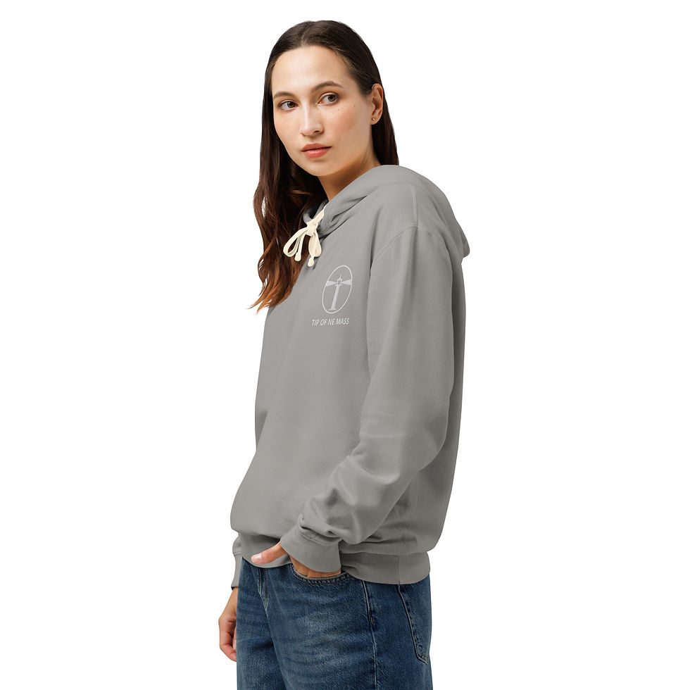 Thumbnail: Unisex garment-dyed lightweight hoodie