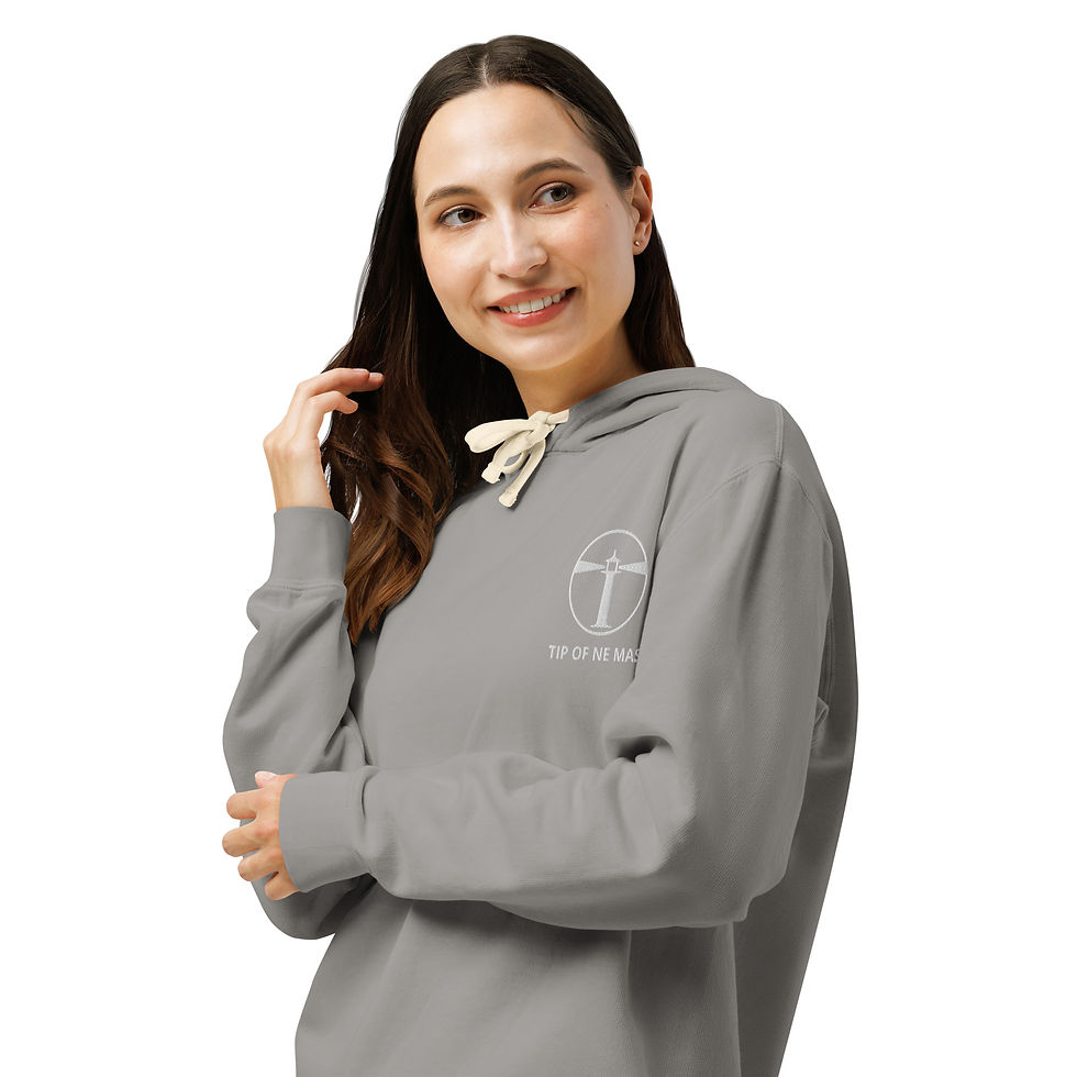 Thumbnail: Unisex garment-dyed lightweight hoodie