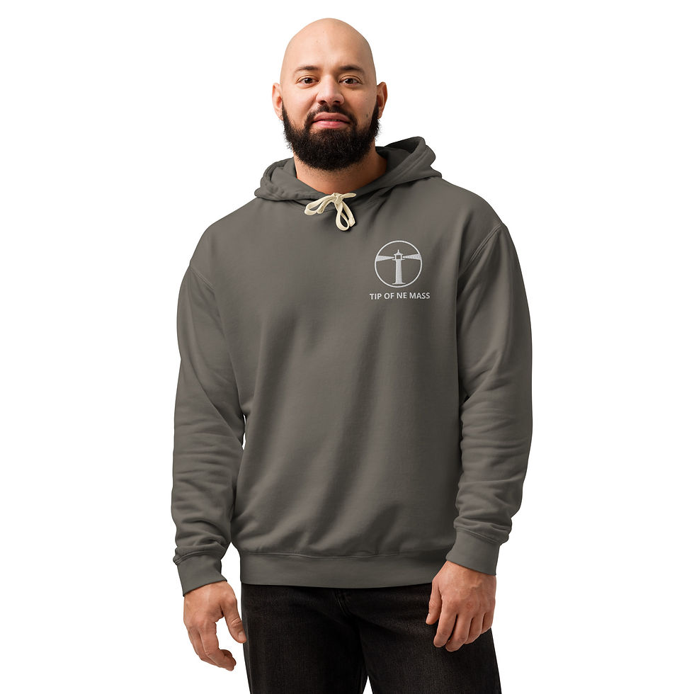 Thumbnail: Unisex garment-dyed lightweight hoodie