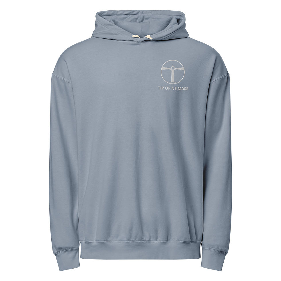 Thumbnail: Unisex garment-dyed lightweight hoodie