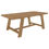 Thumbnail: Sharon 5-piece Rectangular Trestle Base Dining Table Set Blue and Brown