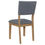 Thumbnail: Sharon 5-piece Rectangular Trestle Base Dining Table Set Blue and Brown
