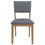 Thumbnail: Sharon 5-piece Rectangular Trestle Base Dining Table Set Blue and Brown