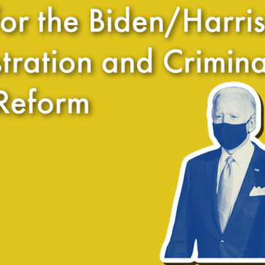 Hopes for the Biden Administration and Criminal Justice Reform