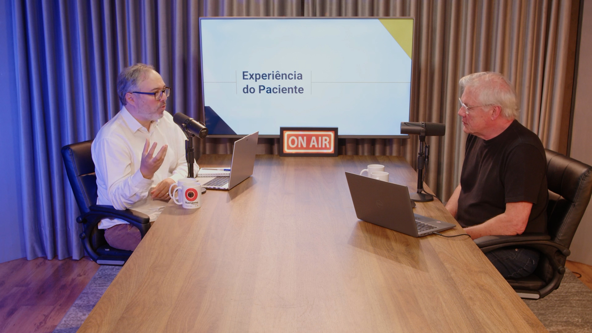 Lauro Miquelin e Marcelo Boeger em diálogo sobre experiência do paciente