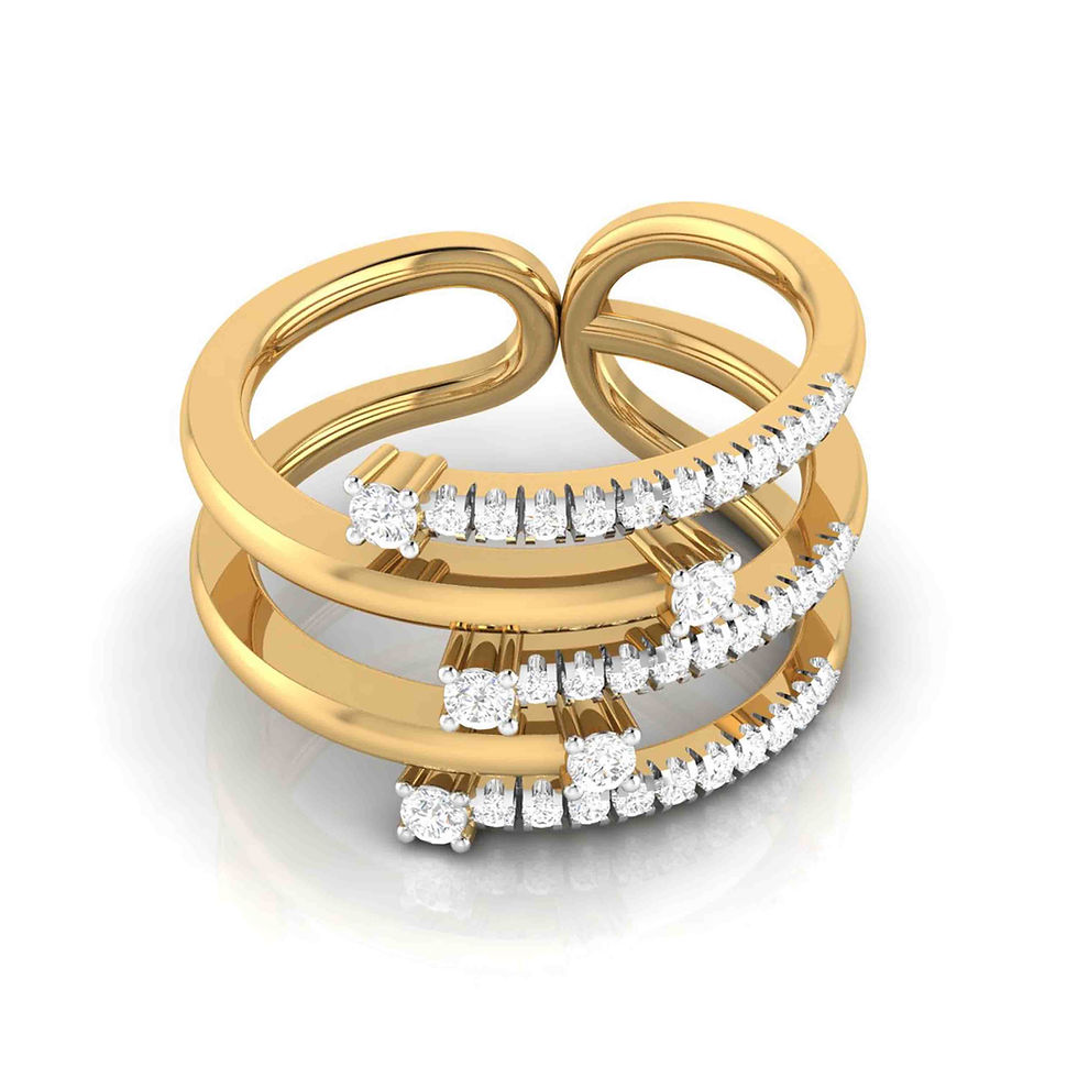 Thumbnail: Gemownaire Antoinette Diamond Ladies Ring