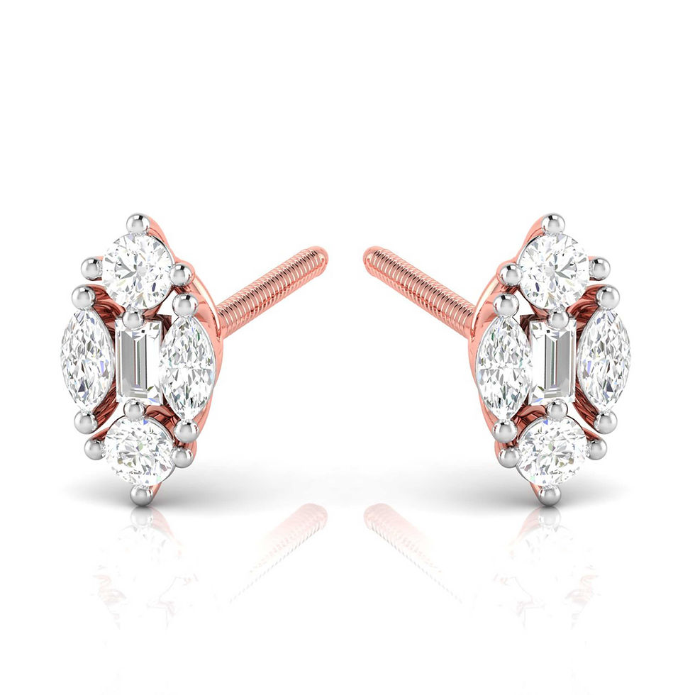 Thumbnail: Gemownaire Fiona Diamond Kids Earring