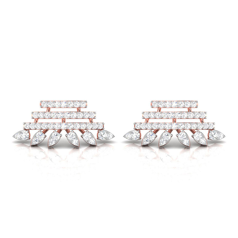 Thumbnail: Gemownaire Eliza Diamond Earring