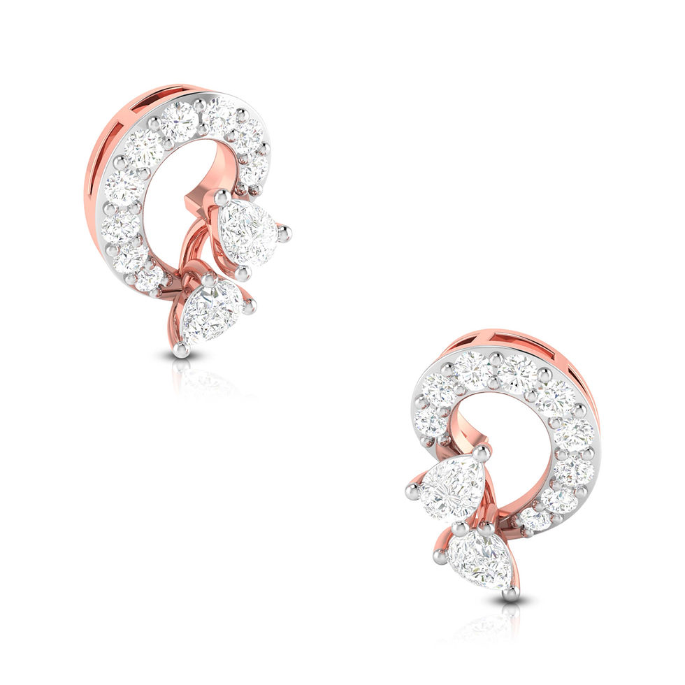 Thumbnail: Gemownaire Marley Diamond Kids Earring