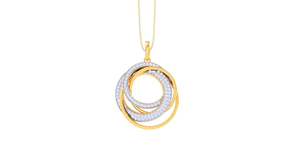 Thumbnail: Gemownaire Malaha Diamond Pendant Sets