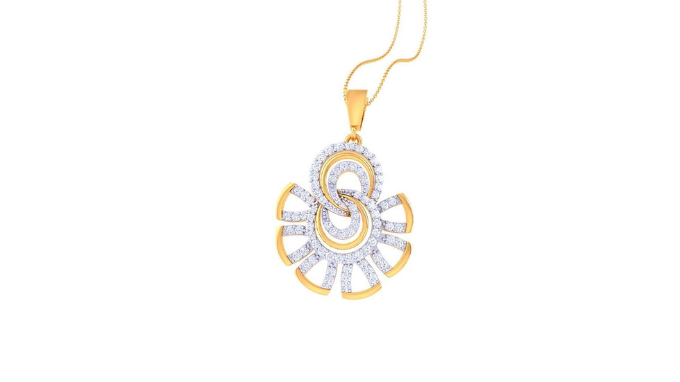 Thumbnail: Gemownaire Keilani Diamond Pendant Sets