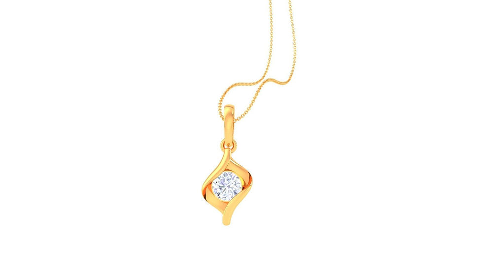Gemownaire Alpha Diamond Pendant