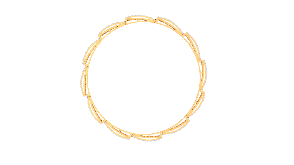 Thumbnail: Gemownaire Mariana Diamond Bangle