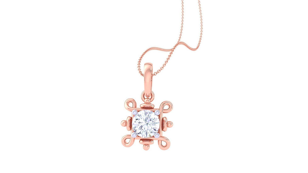 Thumbnail: Gemownaire Lila Diamond Pendant Sets
