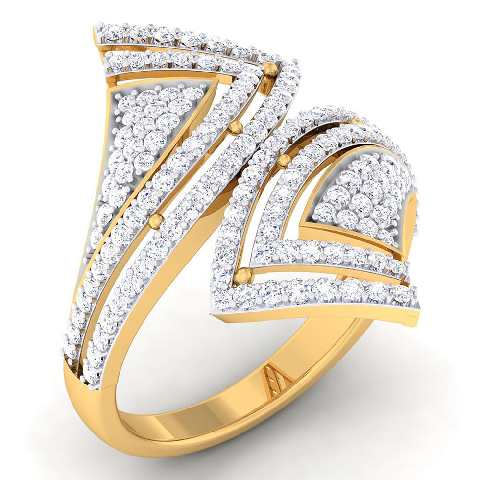 Thumbnail: Gemownaire Micah Diamond Ladies Ring
