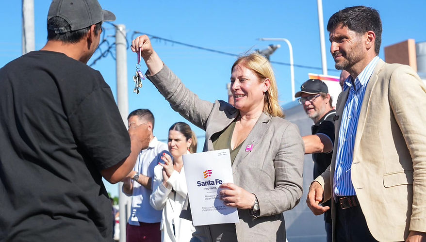 En Reconquista, 34 familias cumplieron el sueño de su casa propia.