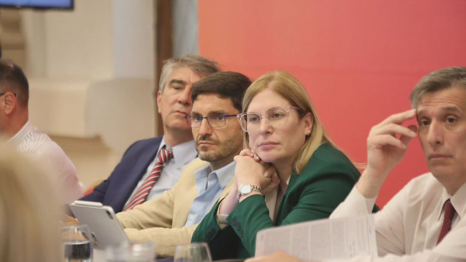 Nueva reunión de gabinete con Maximiliano Pullaro y los Ministros.