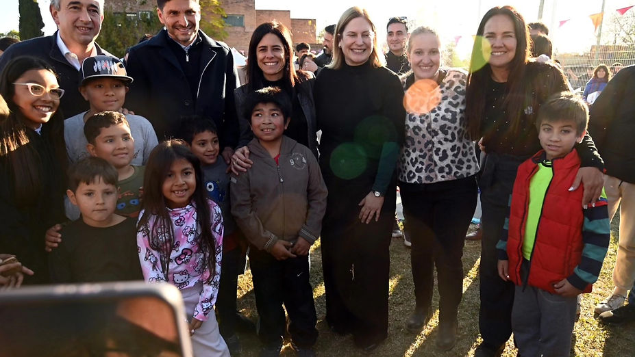 Hoy inauguramos el nuevo playón del barrio Stella Maris y la felicidad se nota en cada rincón. 