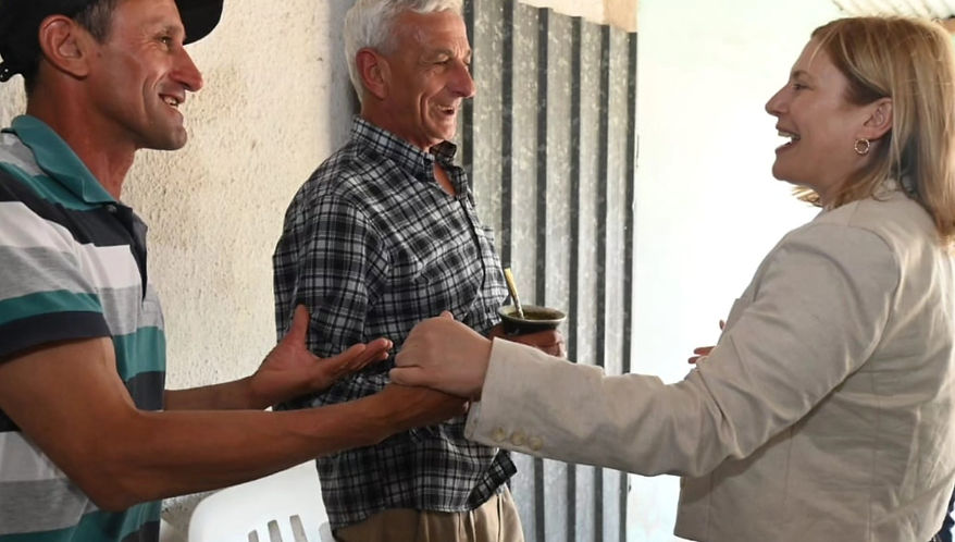 En Toba, una pequeña localidad del departamento Vera, también estamos cerca. 