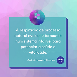 Citação sobre respiração integral