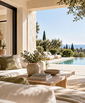 Elegant Mediterranean home with pool and sea view in Marbella