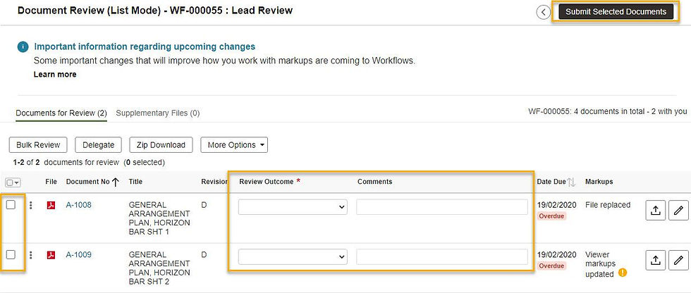 Workflow o revisión de paquete en Aconex: ¿Cuándo usar cada uno?