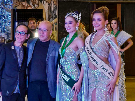 Kate Gatpandan Slays the Runway in “Stellar in Silver” Fashion Show by Miss Philippines Earth
