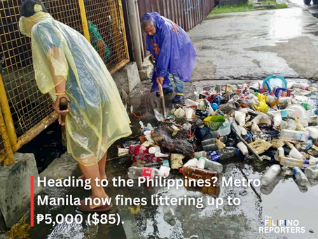 Travelers to the Philippines Warned: Manila Imposes Heavy Fines for Littering
