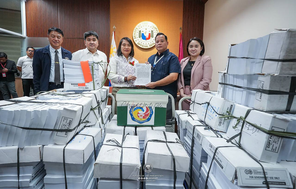 Articles of impeachment against Sara Duterte formally transmitted to Senate