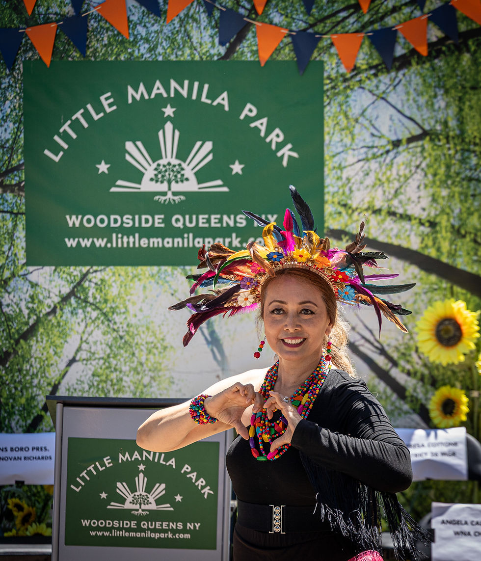 Little Manila Park Formally Opens in Woodside, New York