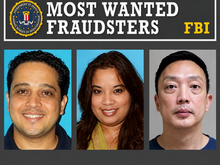 Three Filipino-Americans Remain on FBI's Wanted List in Multimillion-Dollar Fraud Schemes