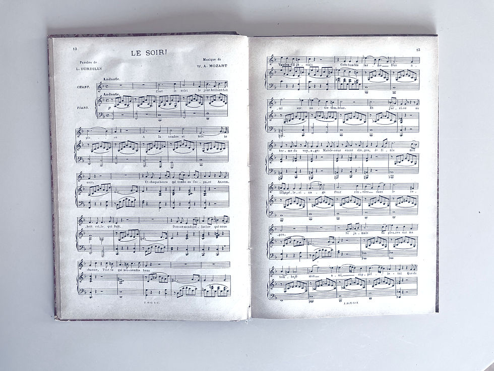 Miniatura: WOLFGANG AMADEUS MOZART 25 Mélodies de Mozart Librairie Illustrée J. Tallandier,