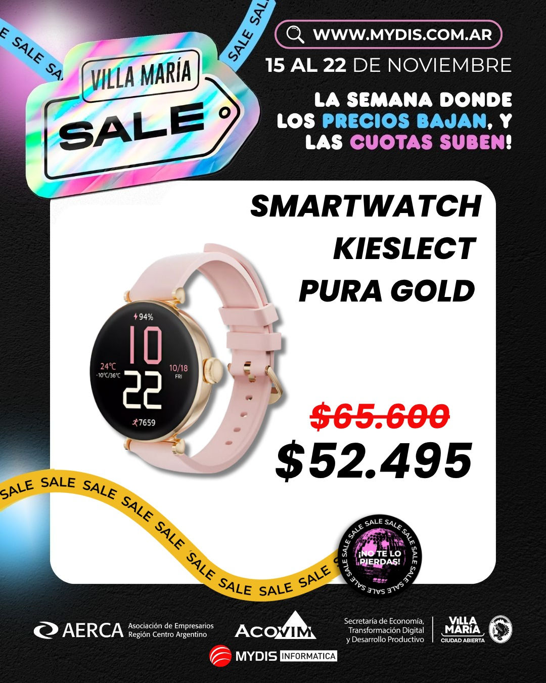SMARTWATCH KIESLECT PURA