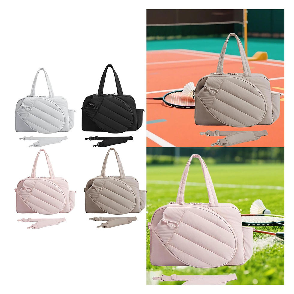 Miniatura: Tennis Bag Sport Equipment with Removable Shoulder Strap Sports Duffle Bag Multi