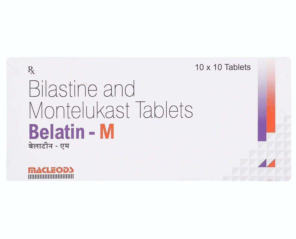 Bilastine 20MG +montelukast 10MG TAB