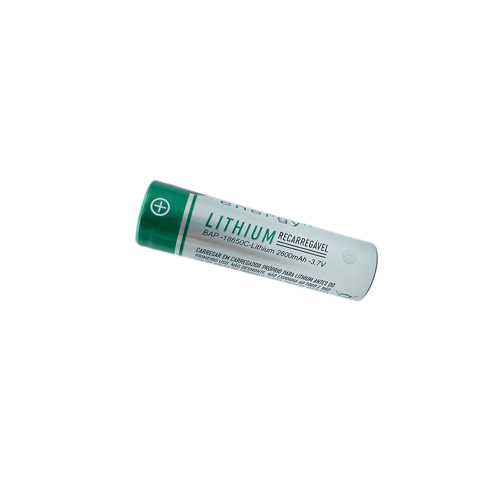 Bateria Lithium  BAP- 18650C 3.7V  2600mAh