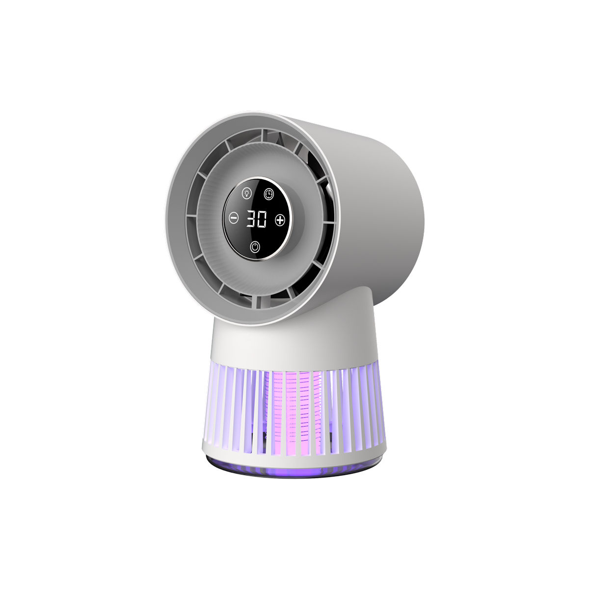 Ventilador Mesa Portatil Recarregavel Usb Mata Mosquito Led